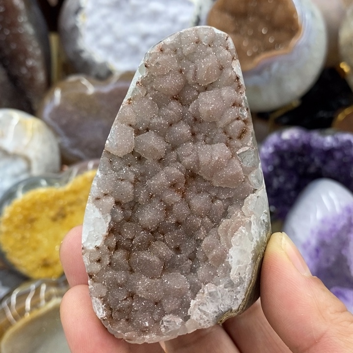 珠宝半成品未镶嵌紫晶