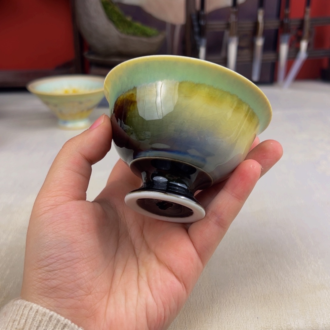 杯纯手工柴烧主人杯