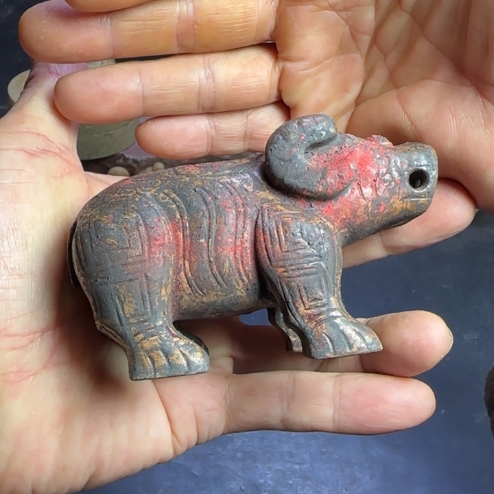 大***渊和田玉未镶嵌挂件