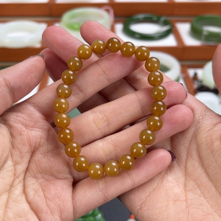 和田玉手串未镶嵌