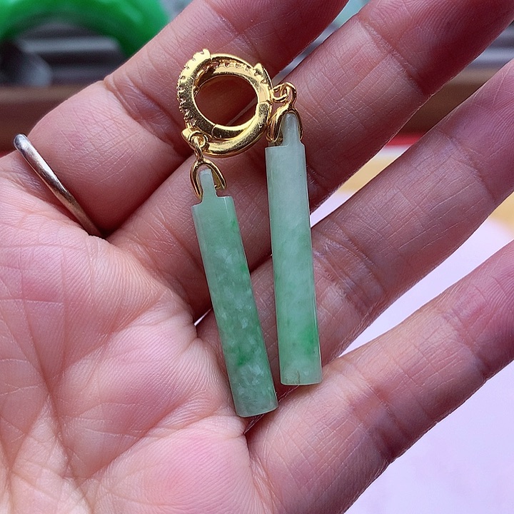 翡翠颈饰银S925镶嵌翡翠