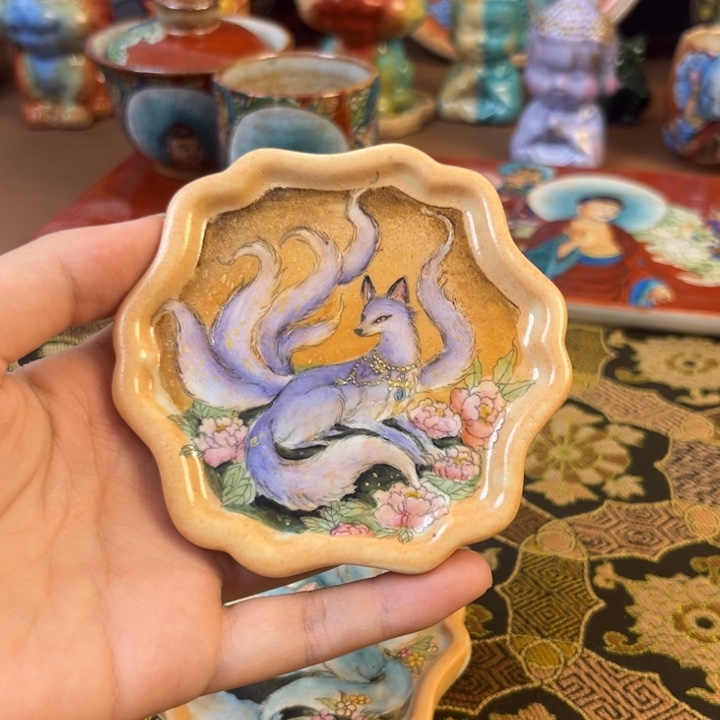 九尾狐杯垫九尾狐杯垫