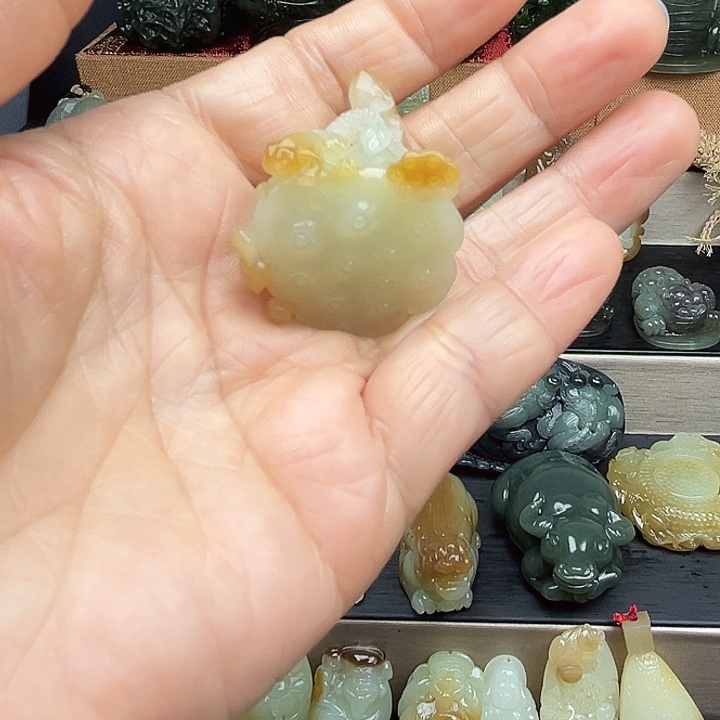 脉***）和田玉（糖玉）未镶嵌手链