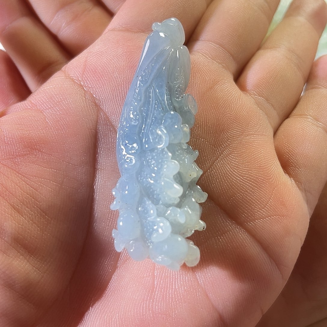 颈饰未镶嵌翡翠百财