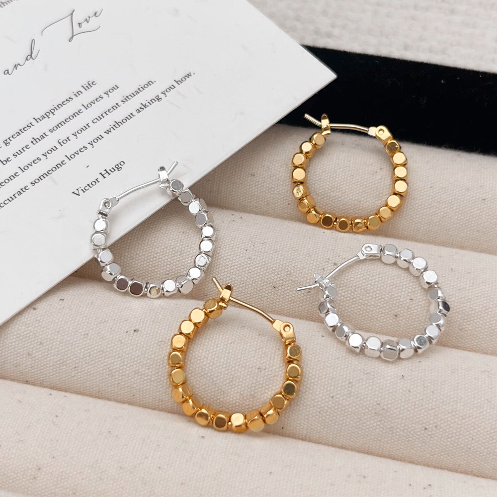 铜合金耳饰铜合金耳饰欧美风小众设计金属耳环时尚耳饰B02