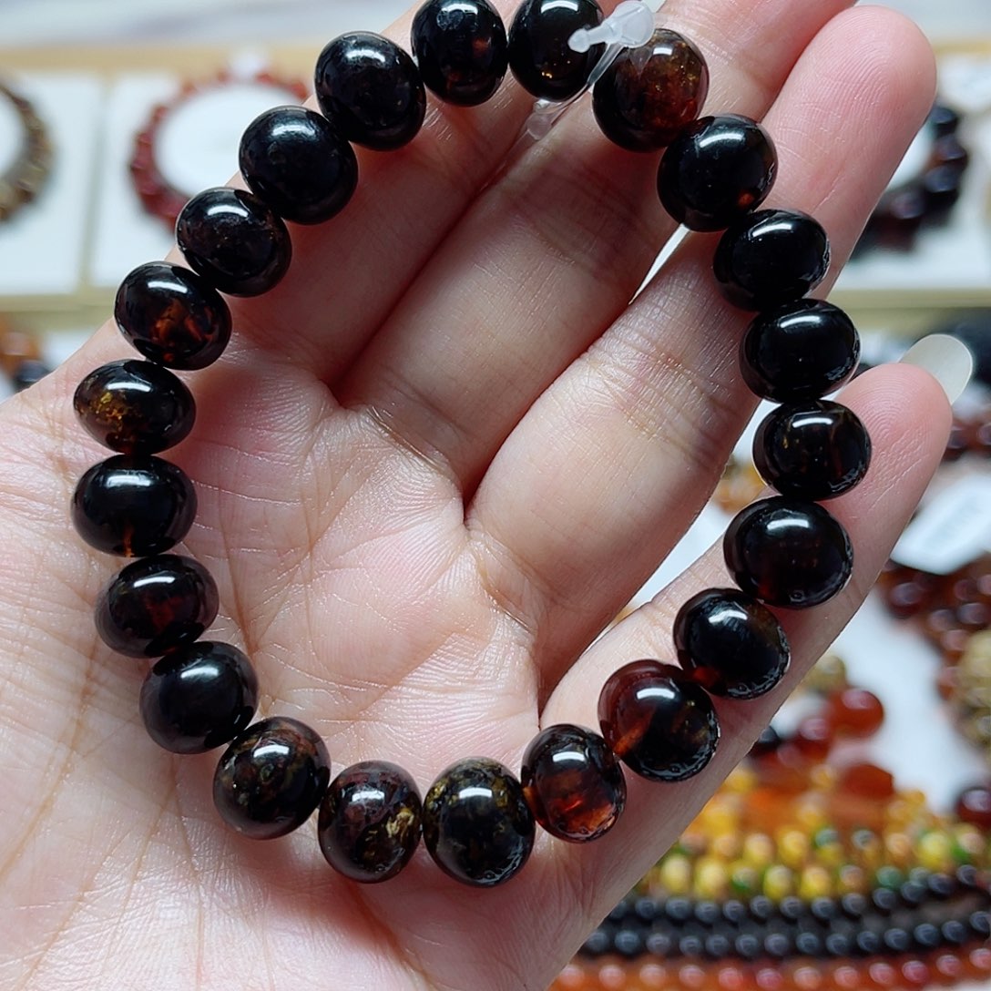 未镶嵌琥珀手链琥珀10