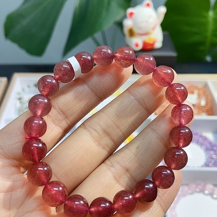 水晶手链未镶嵌草莓晶