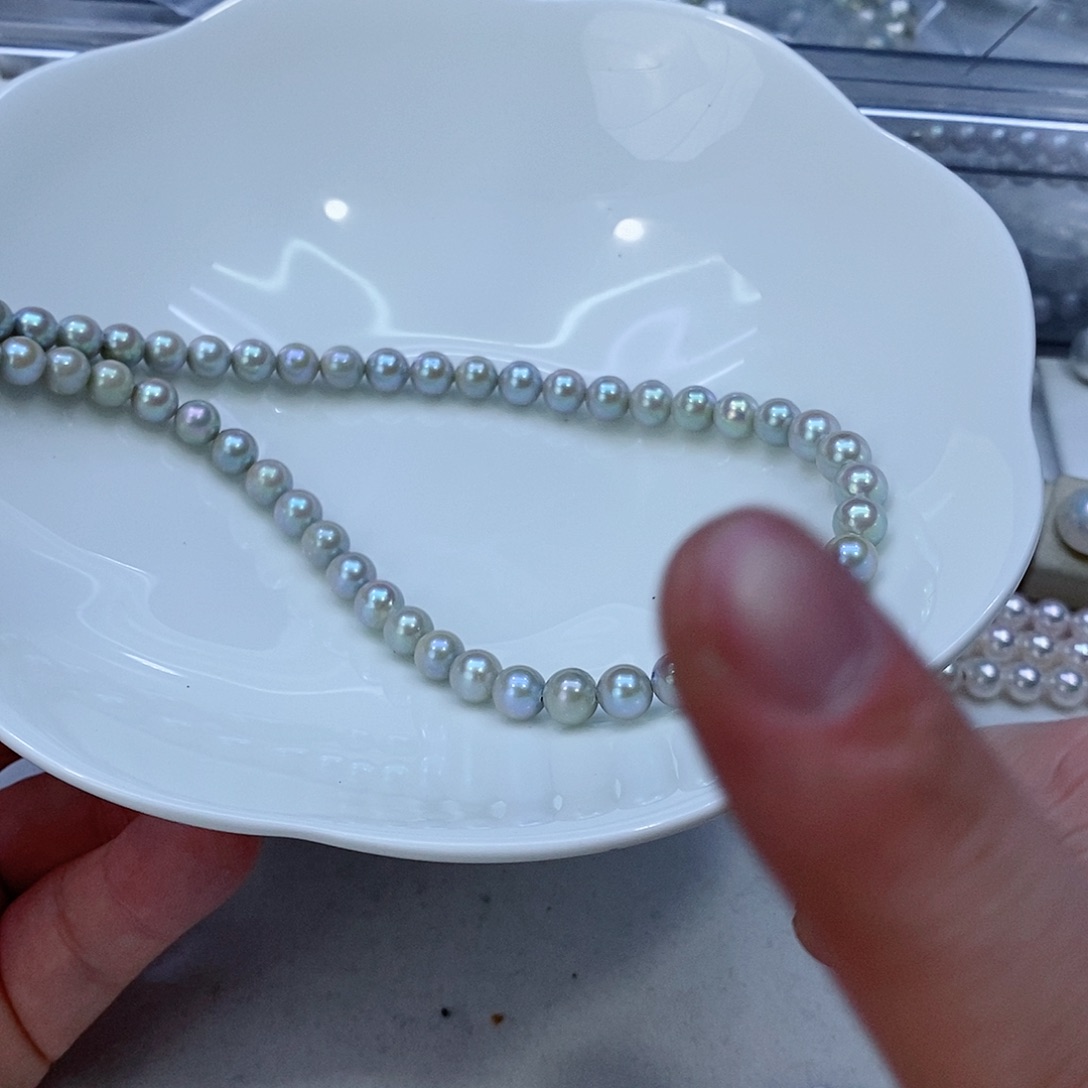 海水珍珠颈饰银S925镶嵌