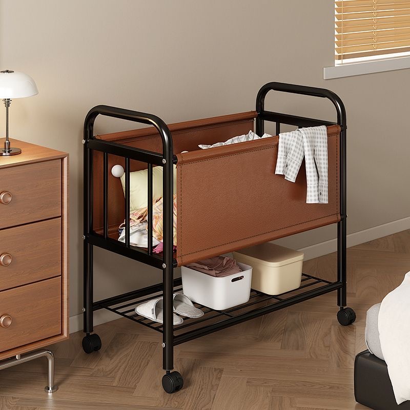 双层小推车脏衣篮家用可移动脏衣篓卧室衣服收纳神器卫生间洗衣篮