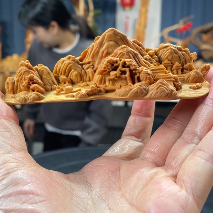 柏木（崖柏）手把件