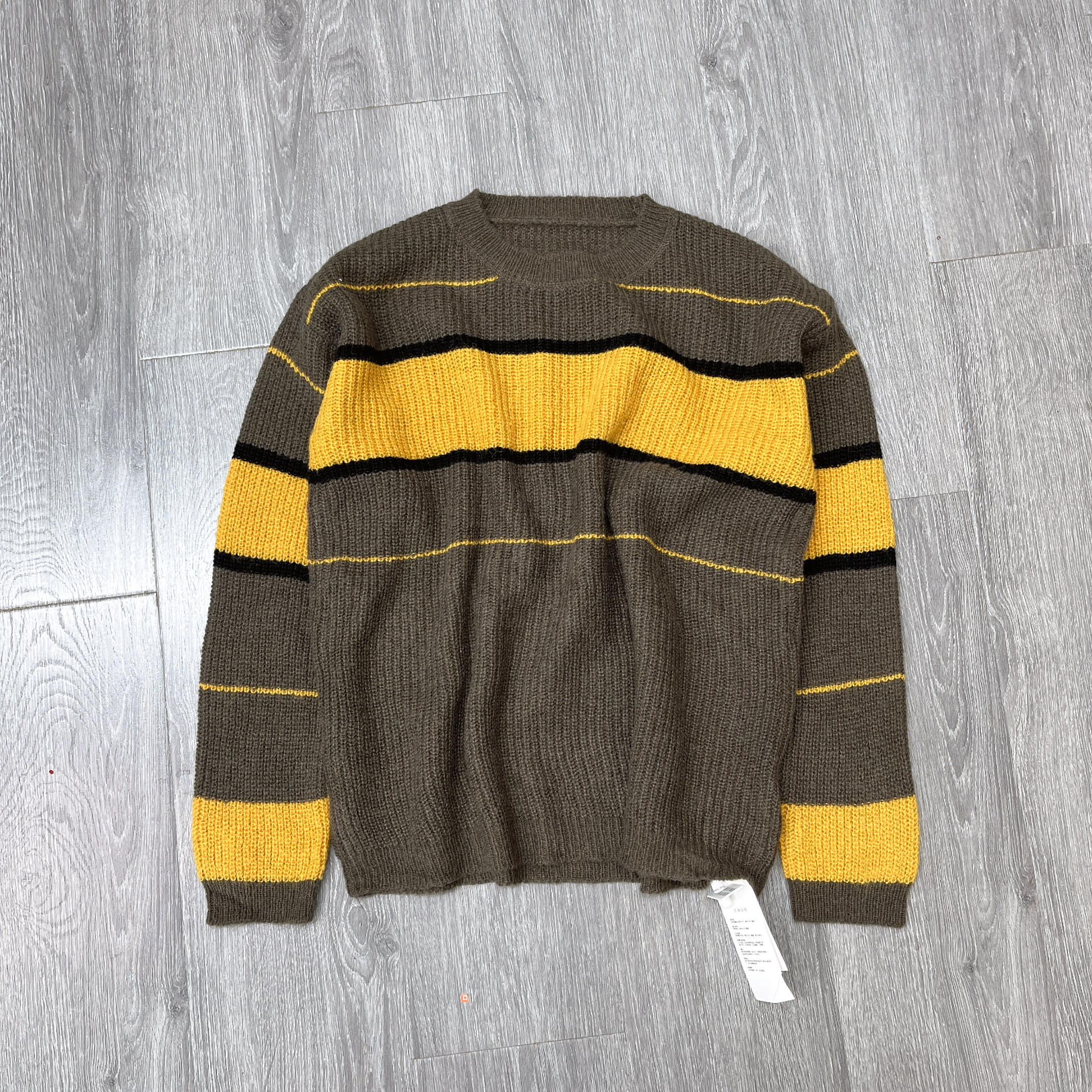 387女装毛衣时尚针织拼色套头圆领潮流宽松毛衣