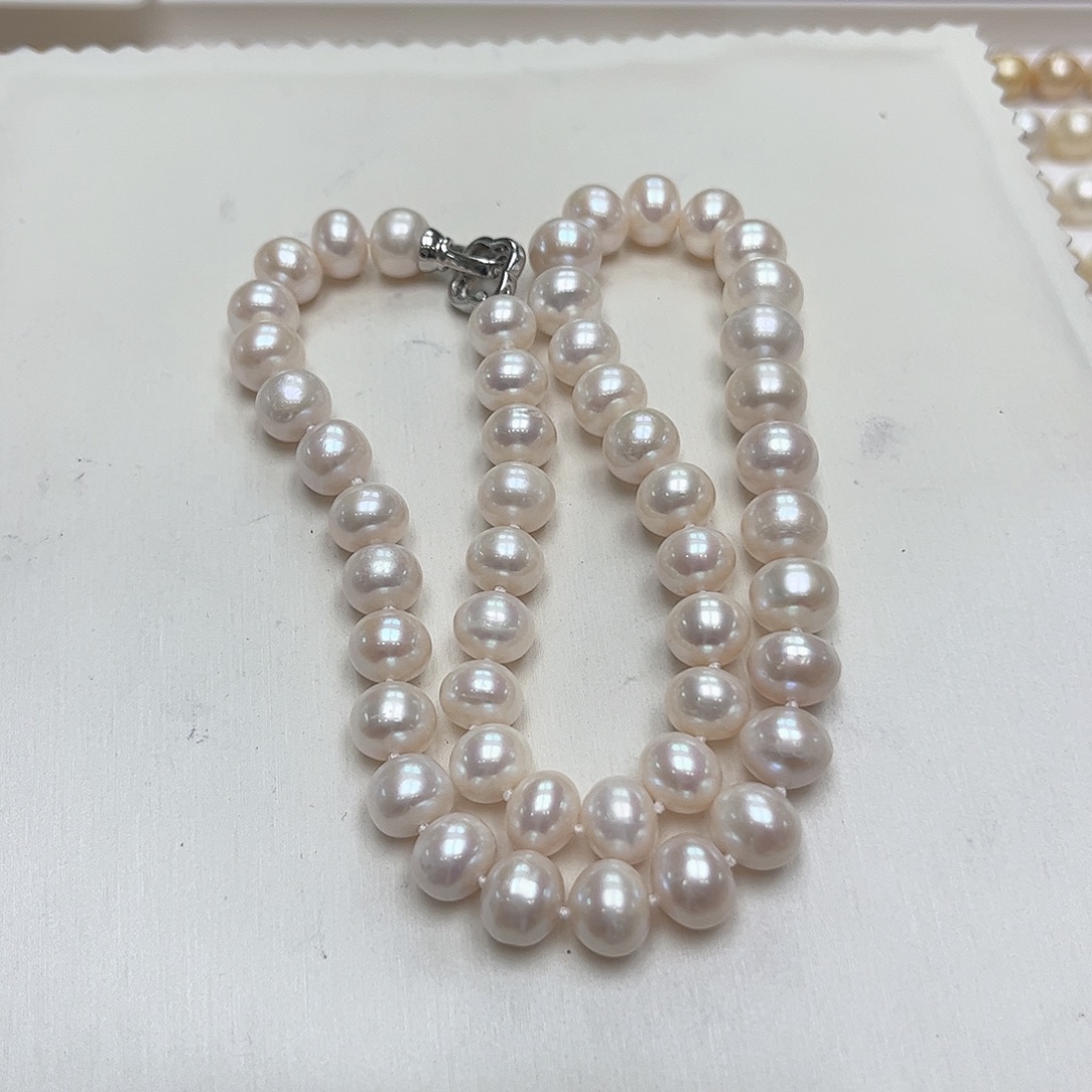 未镶嵌颈饰淡水珍珠9-11内 无核