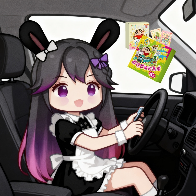 开车咯！坐上kk大巴，一起游玩！蜡笔小新卡牌盲盒（默认代拆）