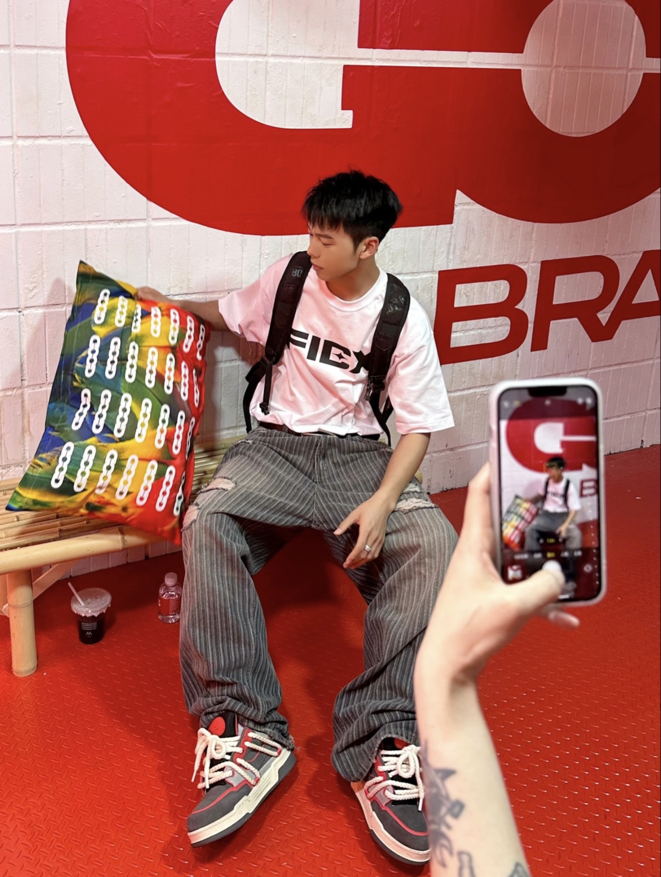 被它圈粉啦！！全麂皮灰鹦鹉鞋面！脏辫鞋增高耐磨防滑！板鞋男女同款