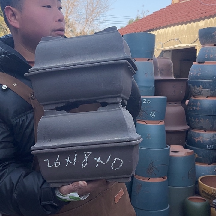 紫砂紫砂花盆盆栽