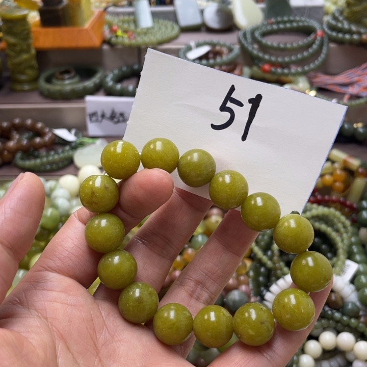 未镶嵌透闪石-蛇纹石玉手链