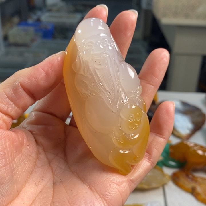 玛瑙/玉髓吊坠(不含链)未镶嵌