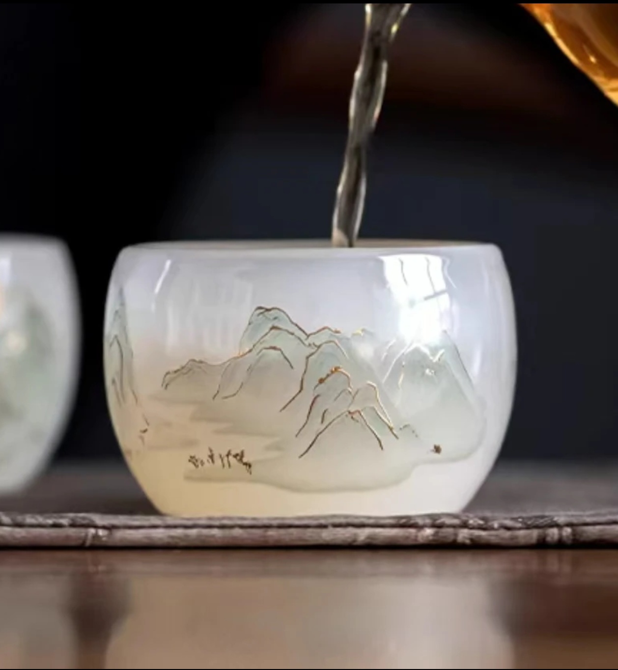 G2040-千里江山琉璃杯