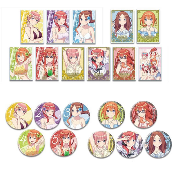 【五等分的花嫁泳装睡衣吧唧】五等分泳装亚克力日谷盲盒  主播代拆