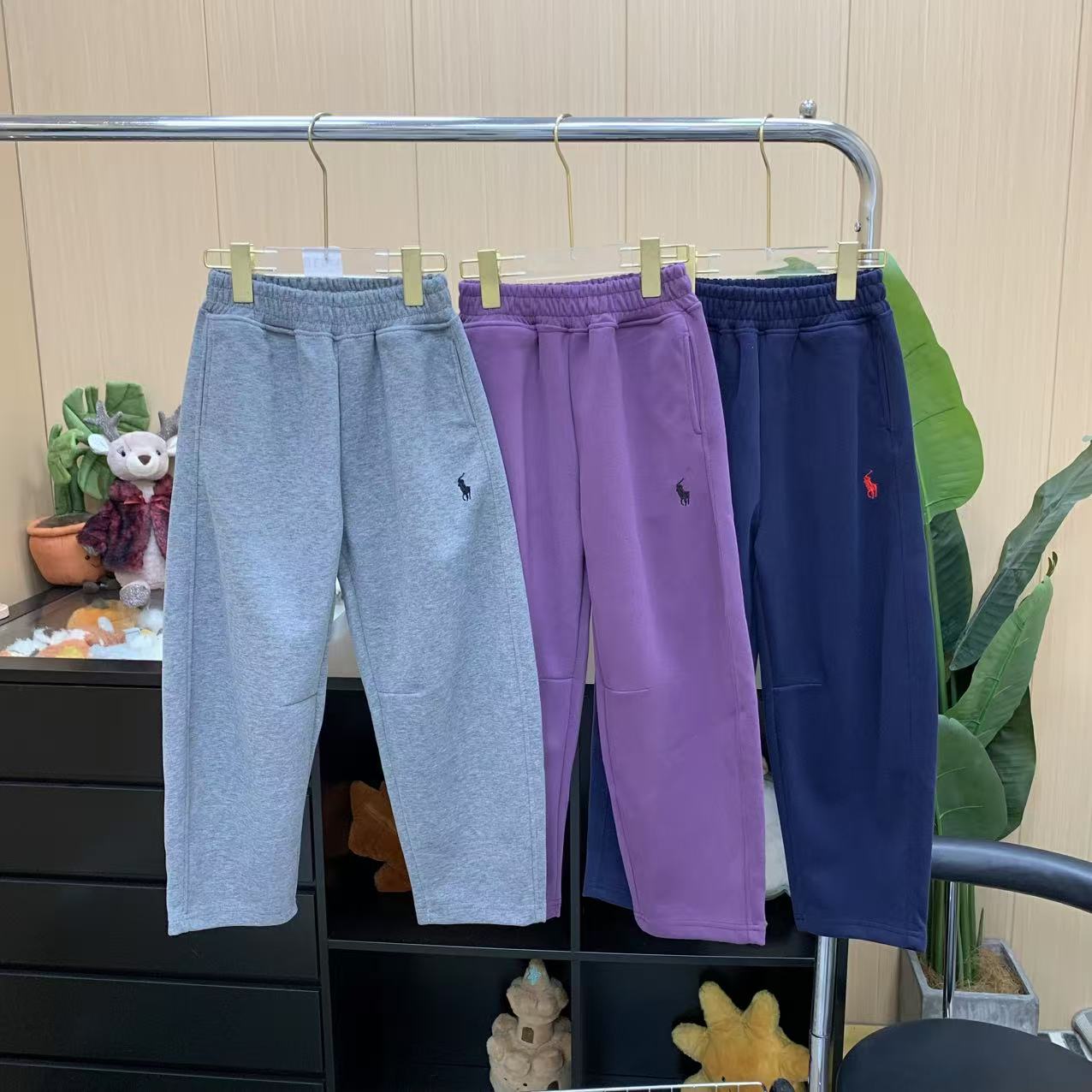 【葡萄系】儿童25年春季新品宽松舒适百搭高腰萝卜镰刀裤