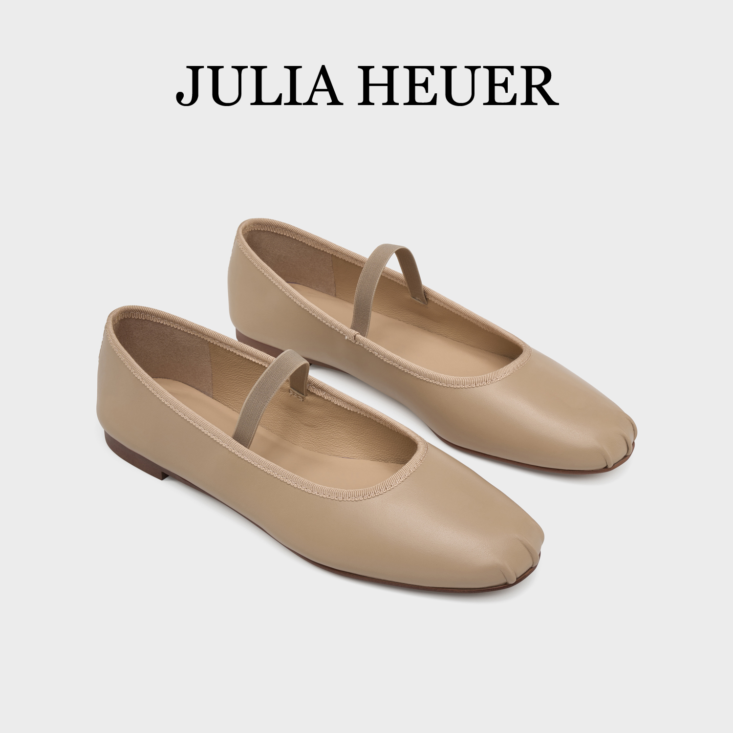 JULIA HEUER丨舒适软底百搭一字带玛丽珍单鞋浅口女鞋2430