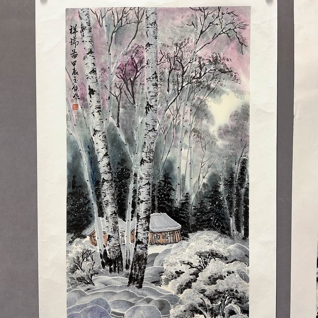 国画国画纯手绘作品请放心去藏