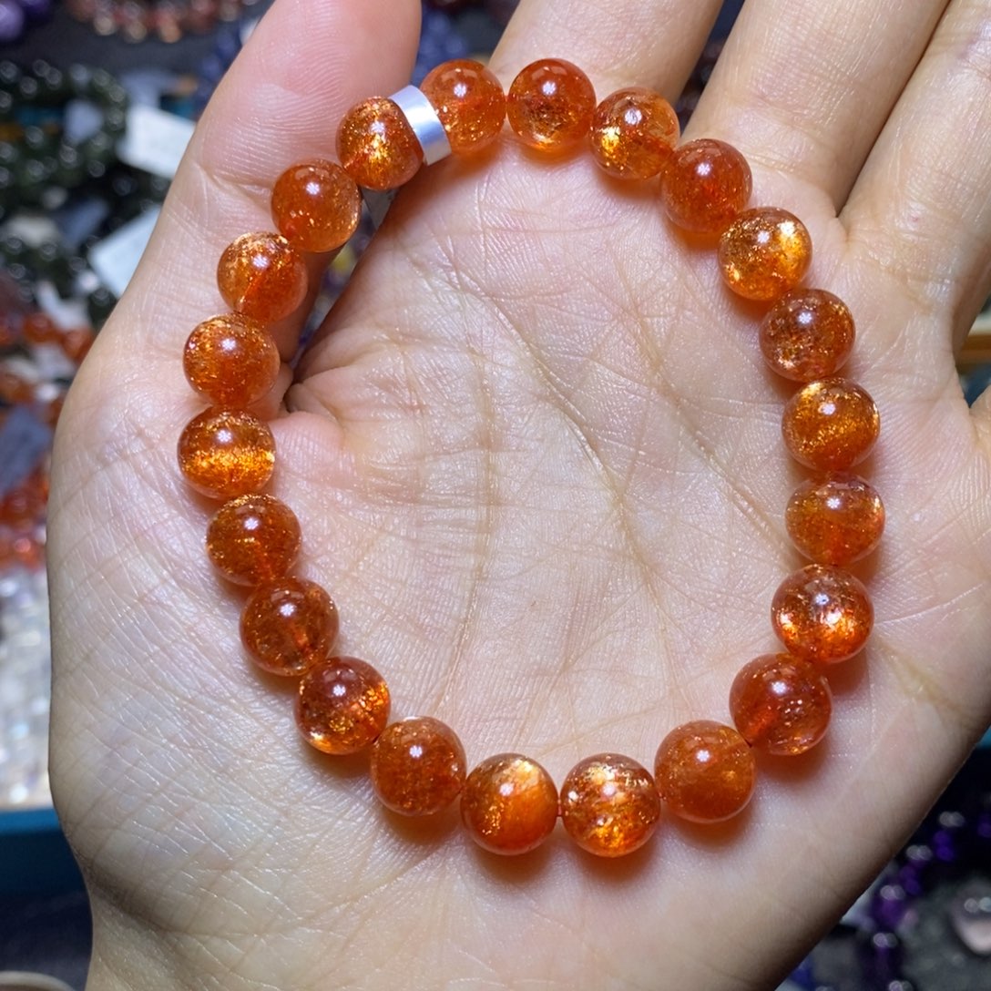 日光石手串未镶嵌手串