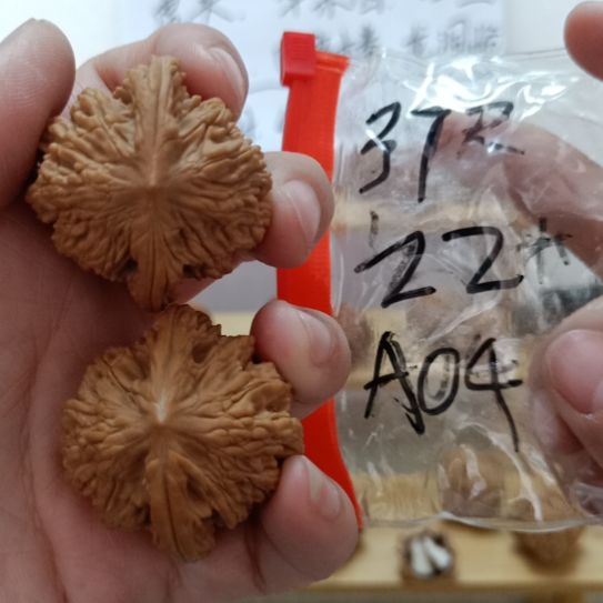 文玩核桃吊坠虎头