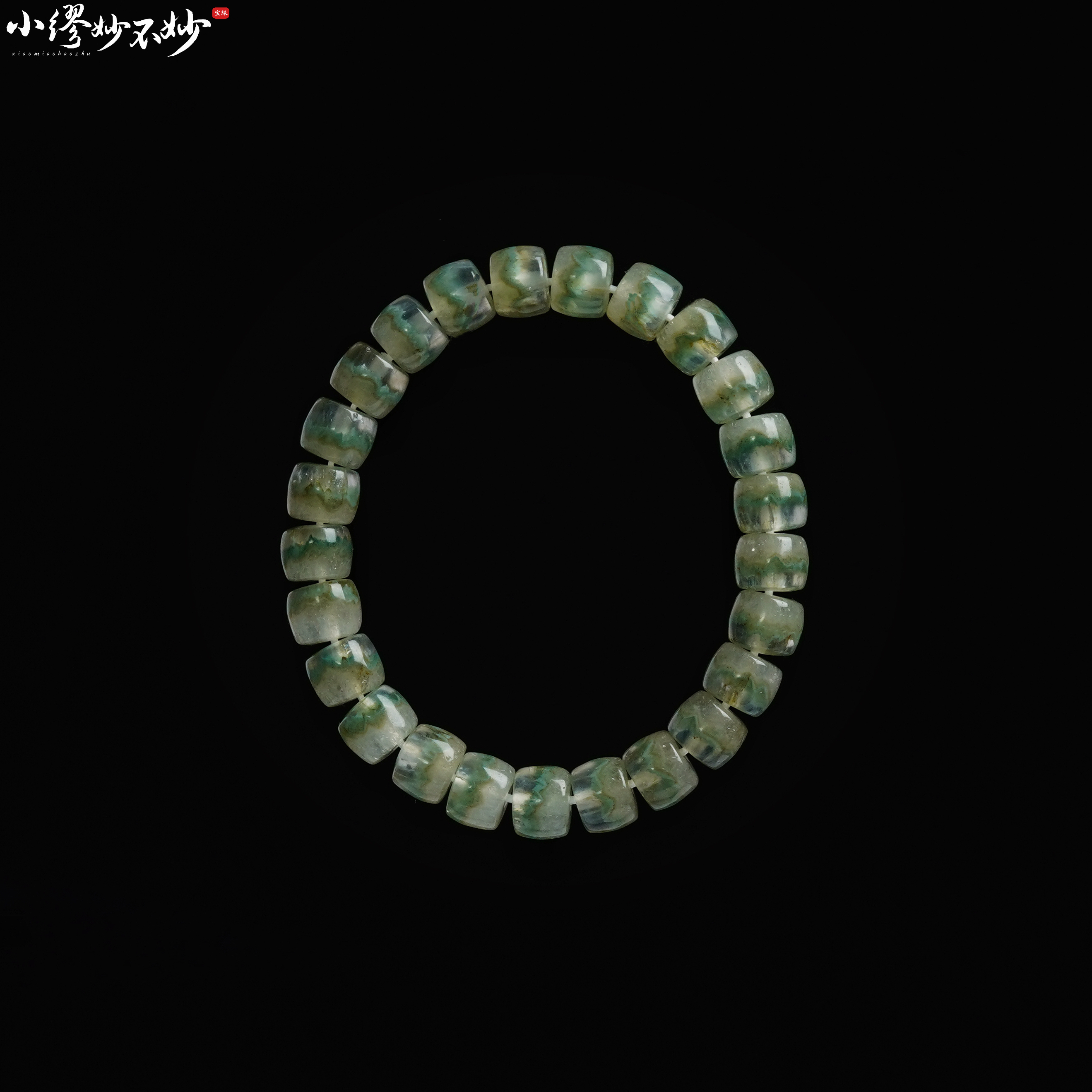 SJ4843 冈仁波齐/胶花/藏晶手链