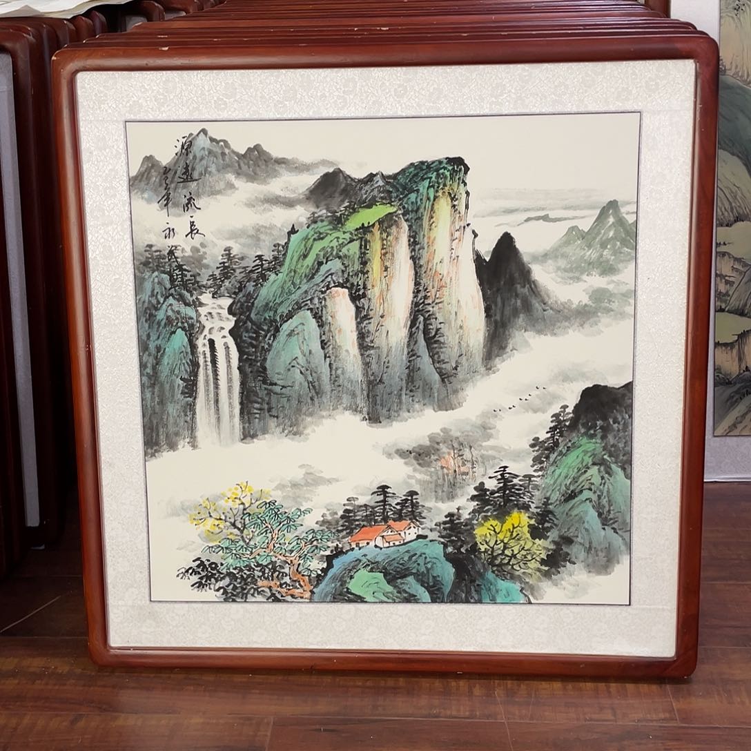 国画带框尺寸63*63厘米