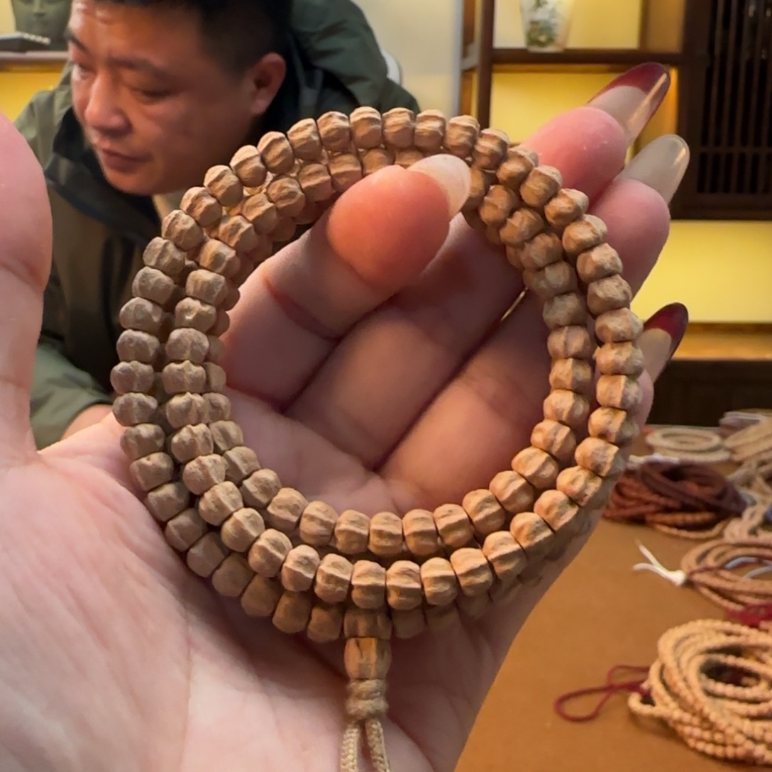 手串柏香籽/百香籽刀锋莲花6