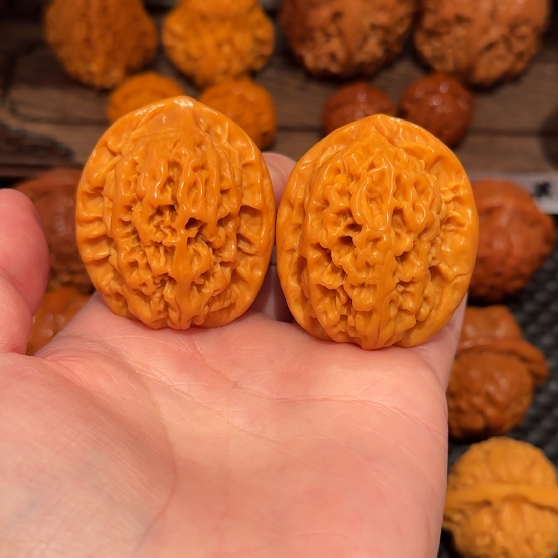 桃核把件龙刺纹38 精品19