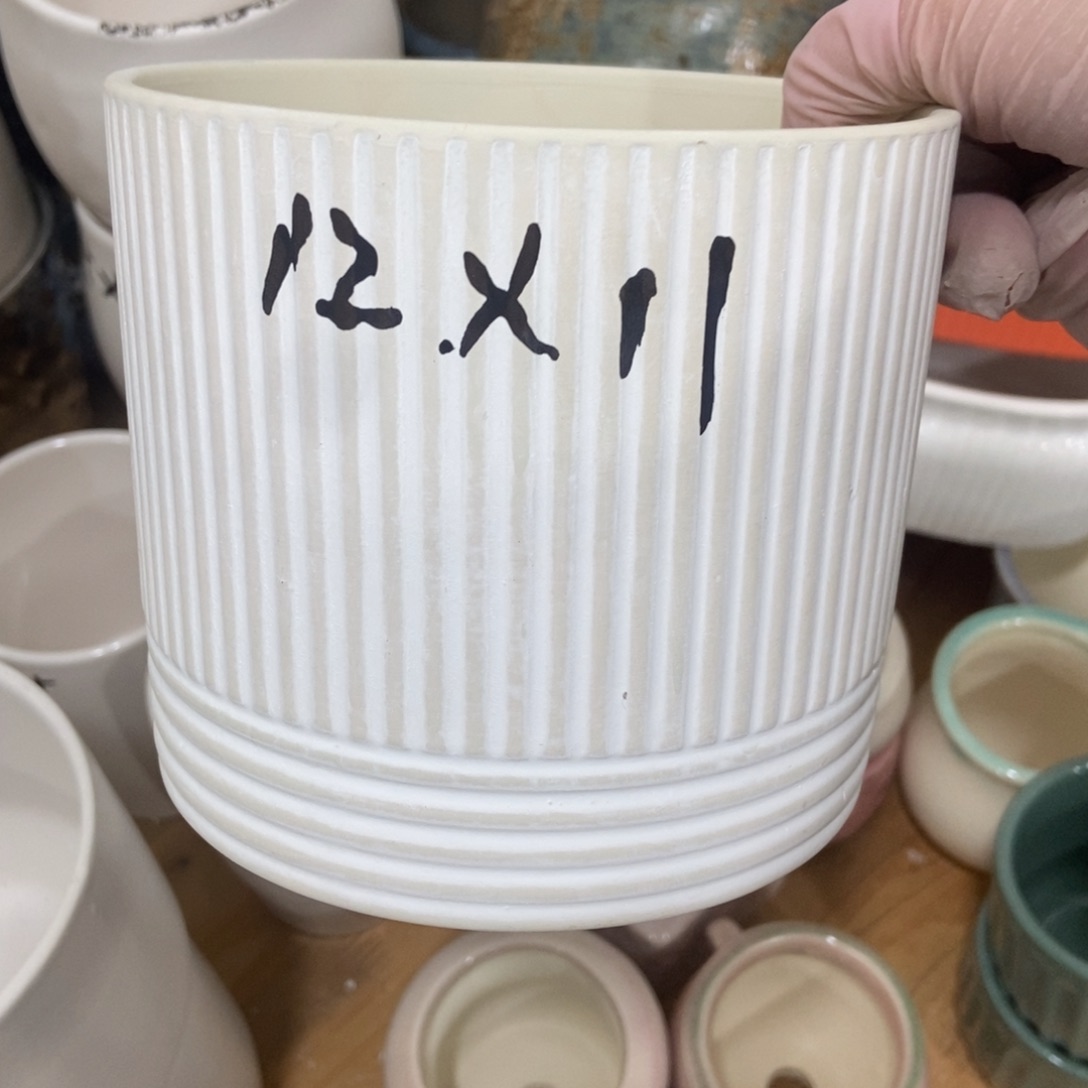 红陶高温陶瓷花盆