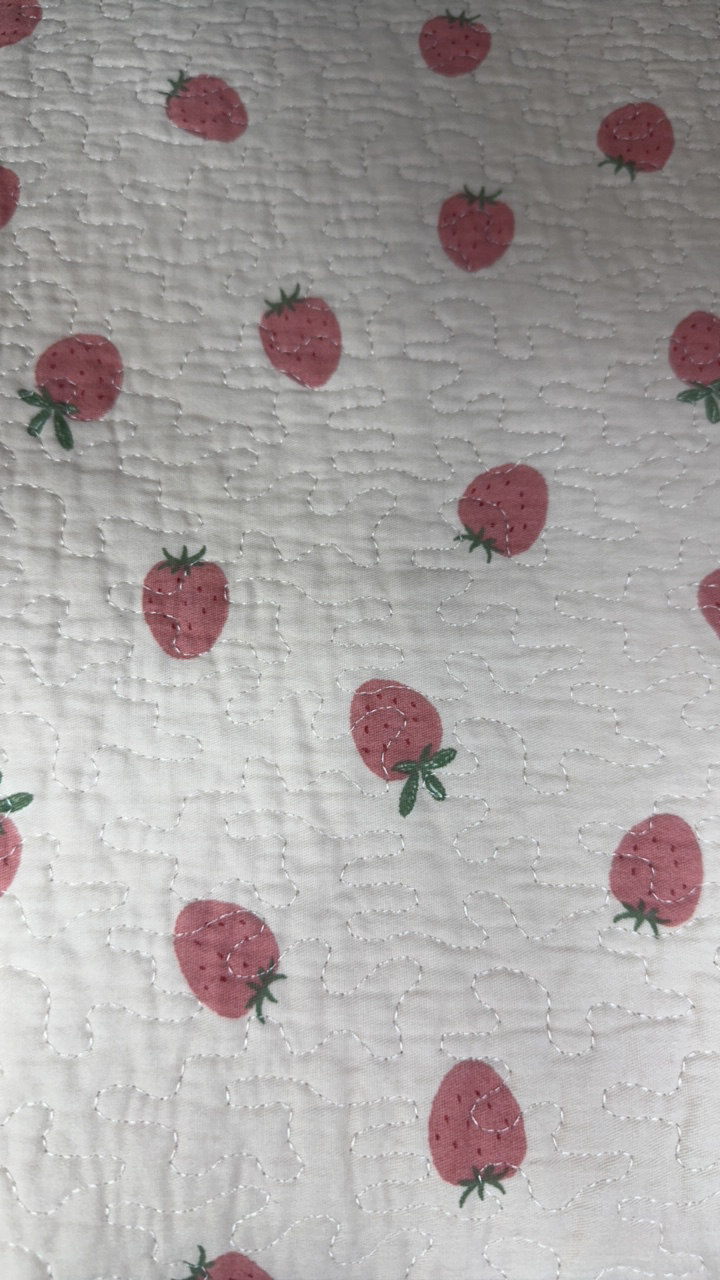 床盖三件套  草莓