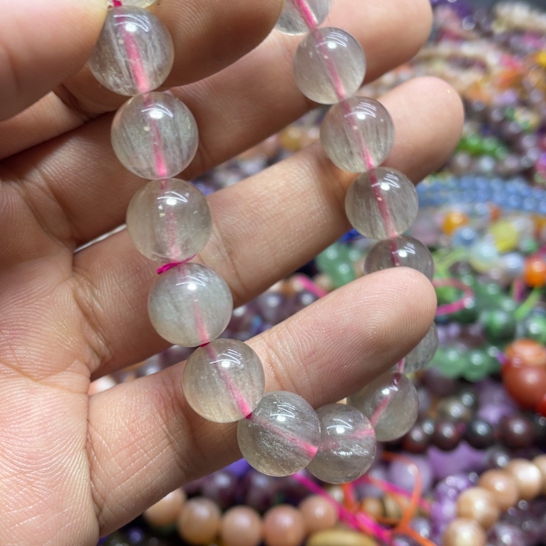 紫晶颈饰银S800镀金镶嵌