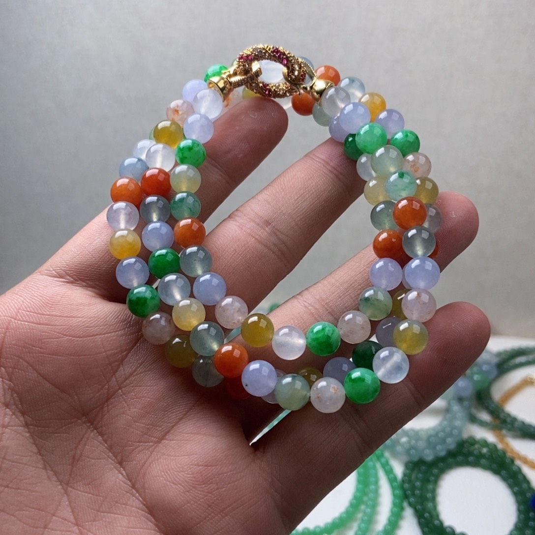 定制翡翠未镶嵌天然缅甸a货卡7.3