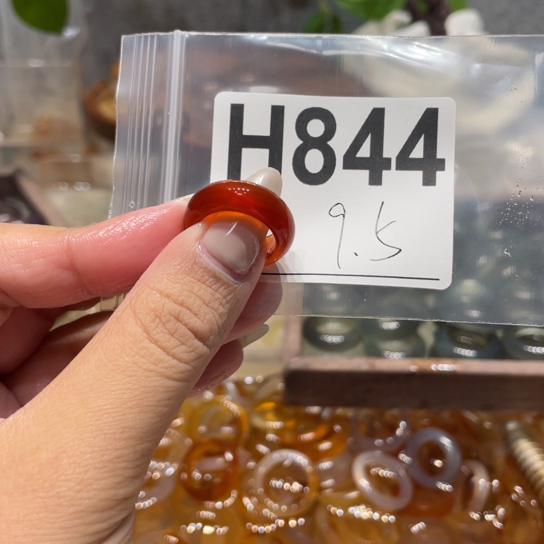 玛瑙/玉髓未镶嵌戒指844