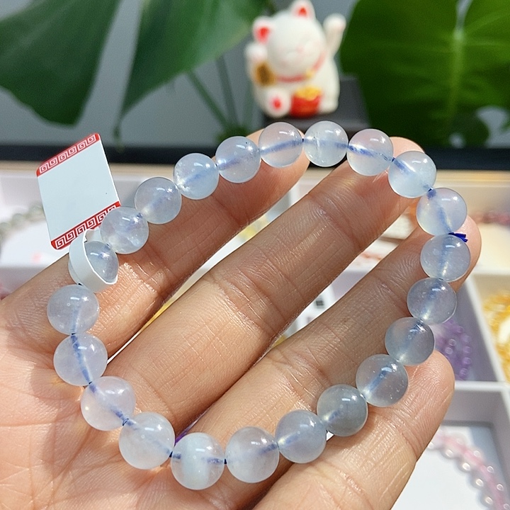 水晶手链未镶嵌海蓝宝