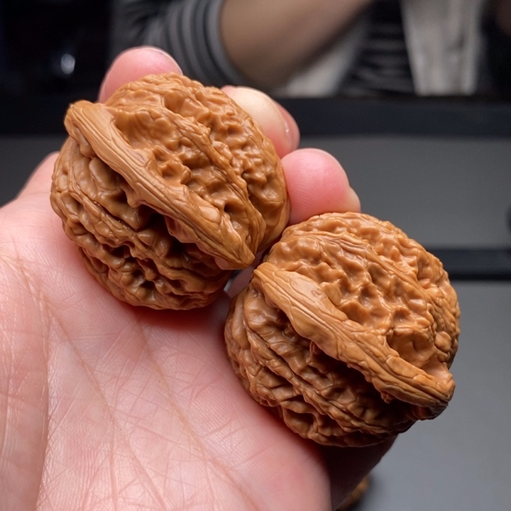 文玩核桃把件虎头41