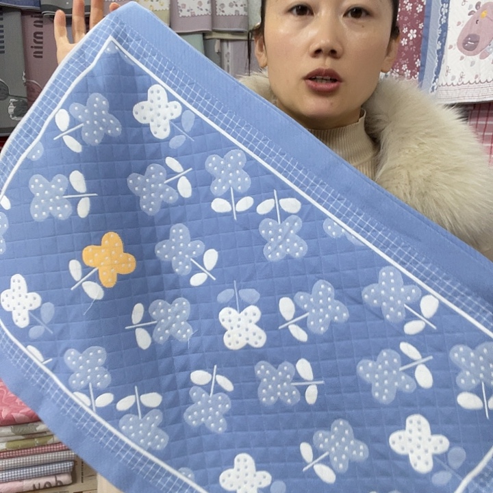 棉儿童特价蓝色蝴蝶