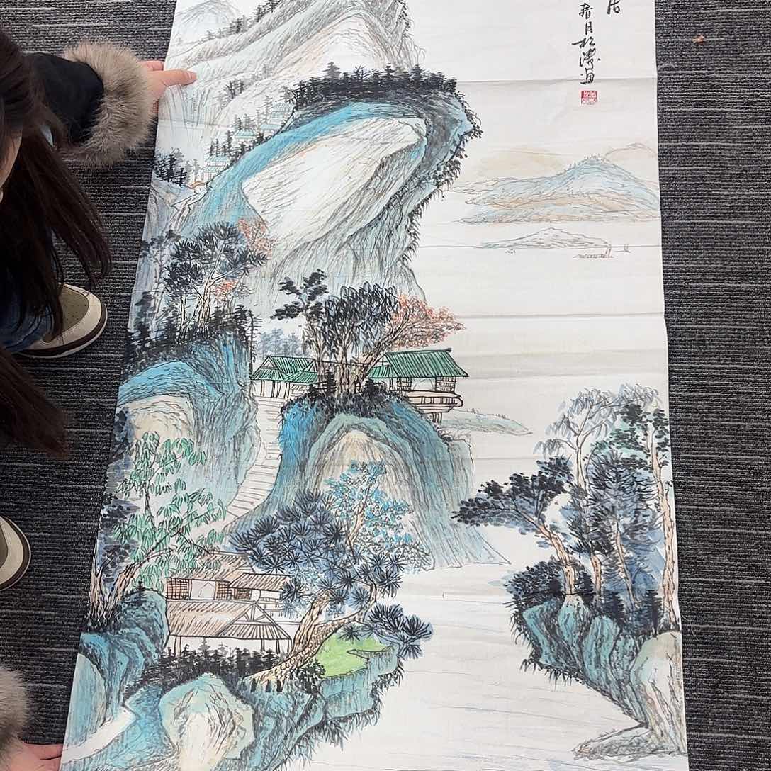 国画国画作品纯手绘