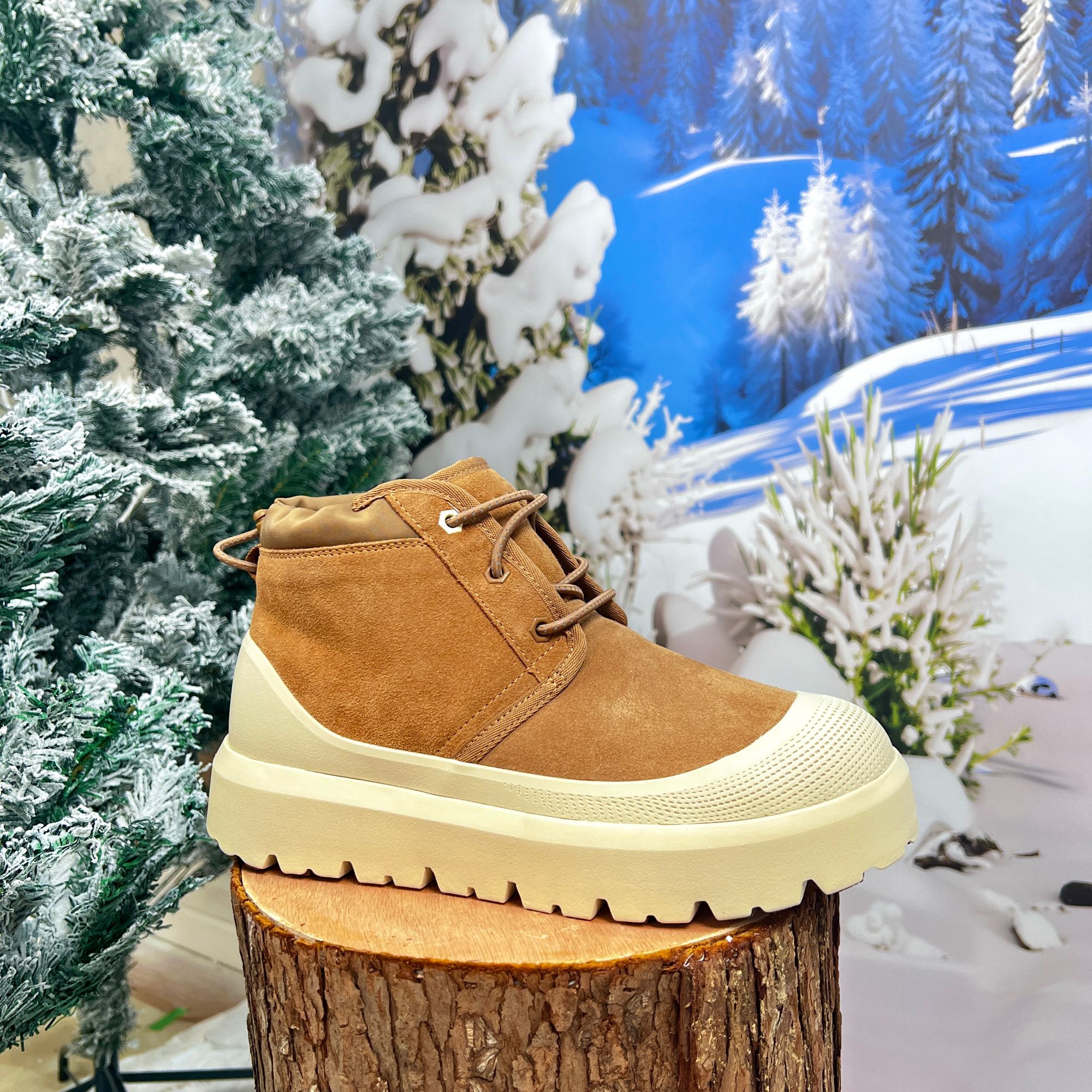 高帮-羊皮毛一体雪地靴-LYCL