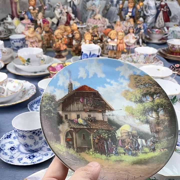 海外中古欧瓷小房子