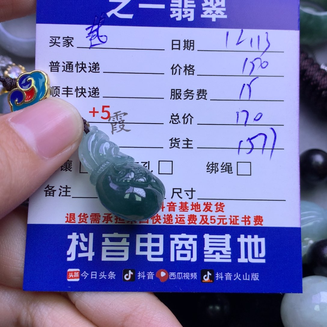 颈饰未镶嵌翡翠戴**宝