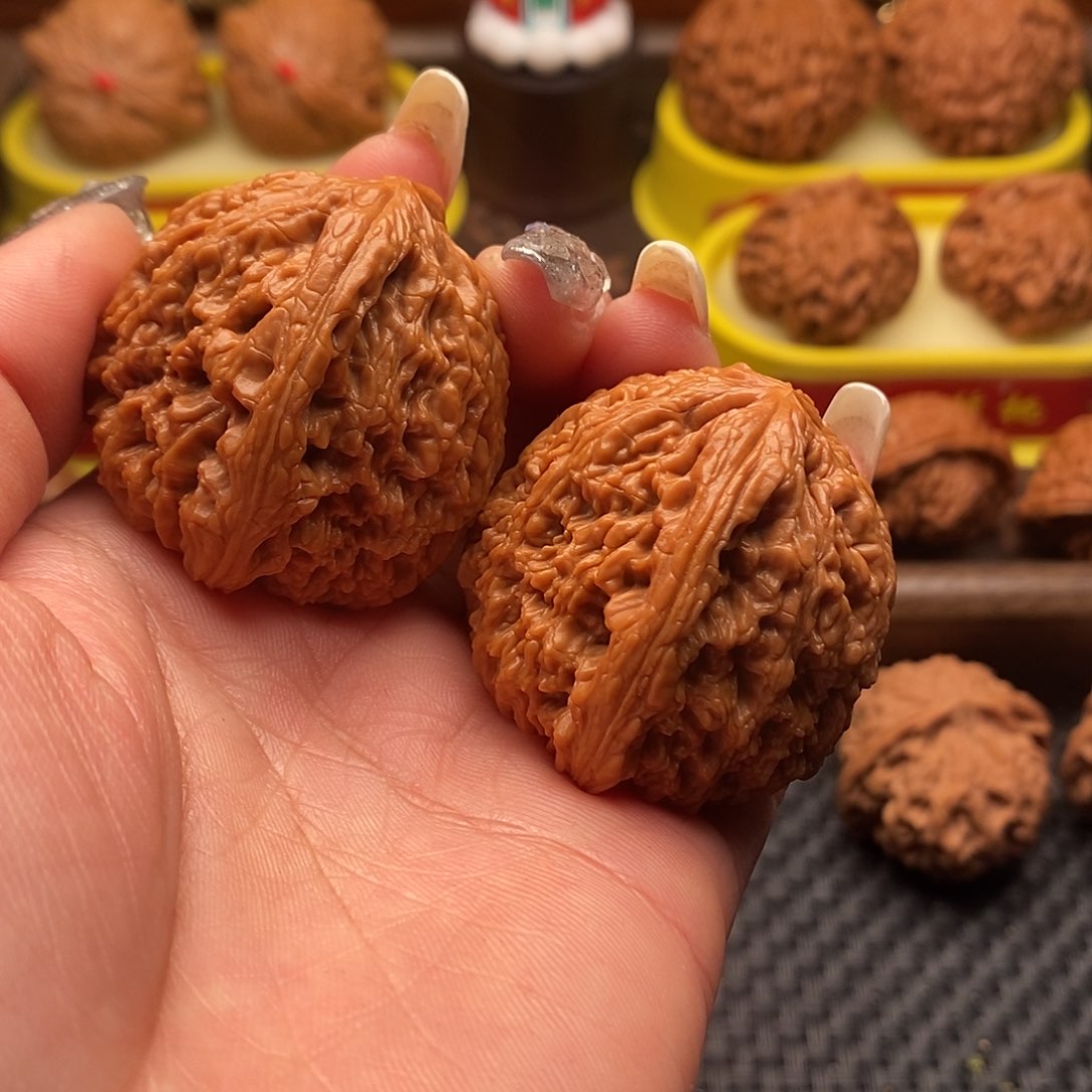 桃核把件志*40南将石高炮