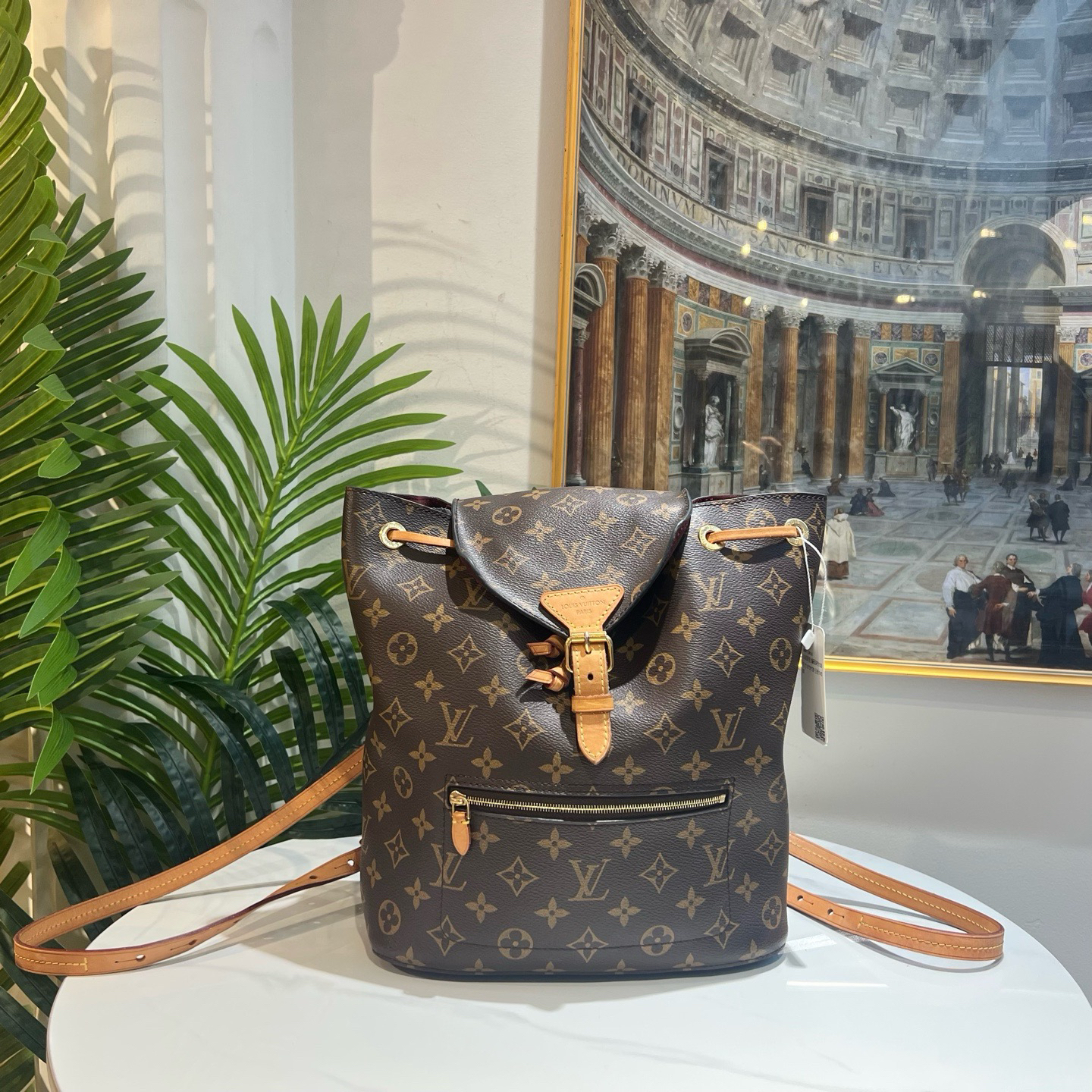 95新 LouisVuitton/路易威登 御古屋/34682/双肩包 18年 