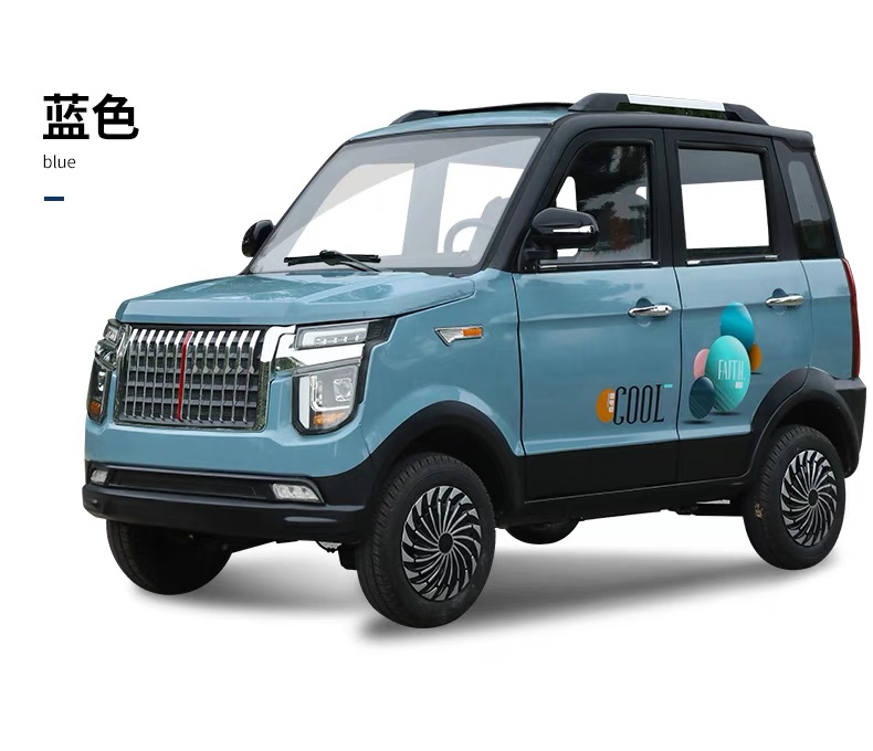 家用新能源全封闭小型四轮低速代步车遮风挡雨实用接送车