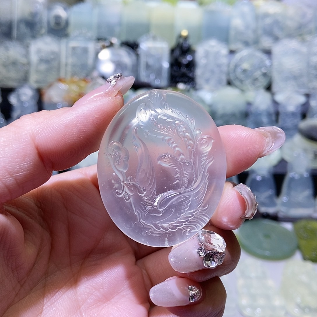 岫玉吊坠未镶嵌吊坠