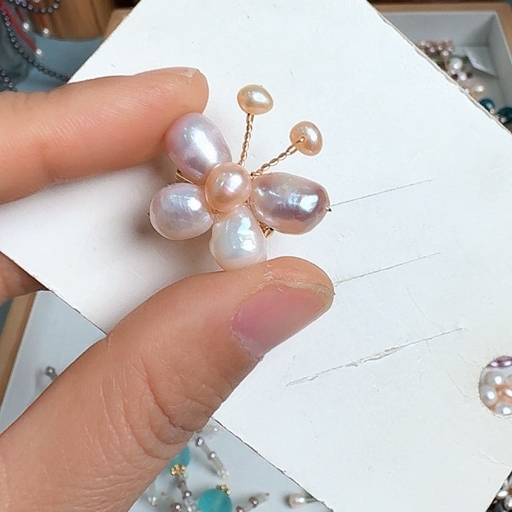 胸针未镶嵌淡水珍珠