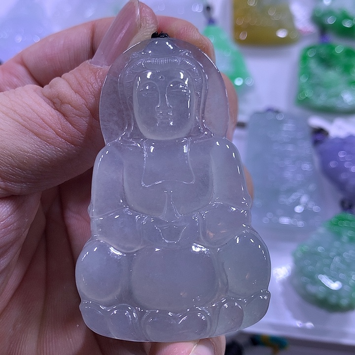 翡翠未镶嵌颈饰天然翡翠Ａ货吊坠